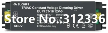 

Free Shipping Power Supply EUP75T-1H12V-0 900mA dimming dimmable Constant Current LED driver Single Switch Reliability Miniature