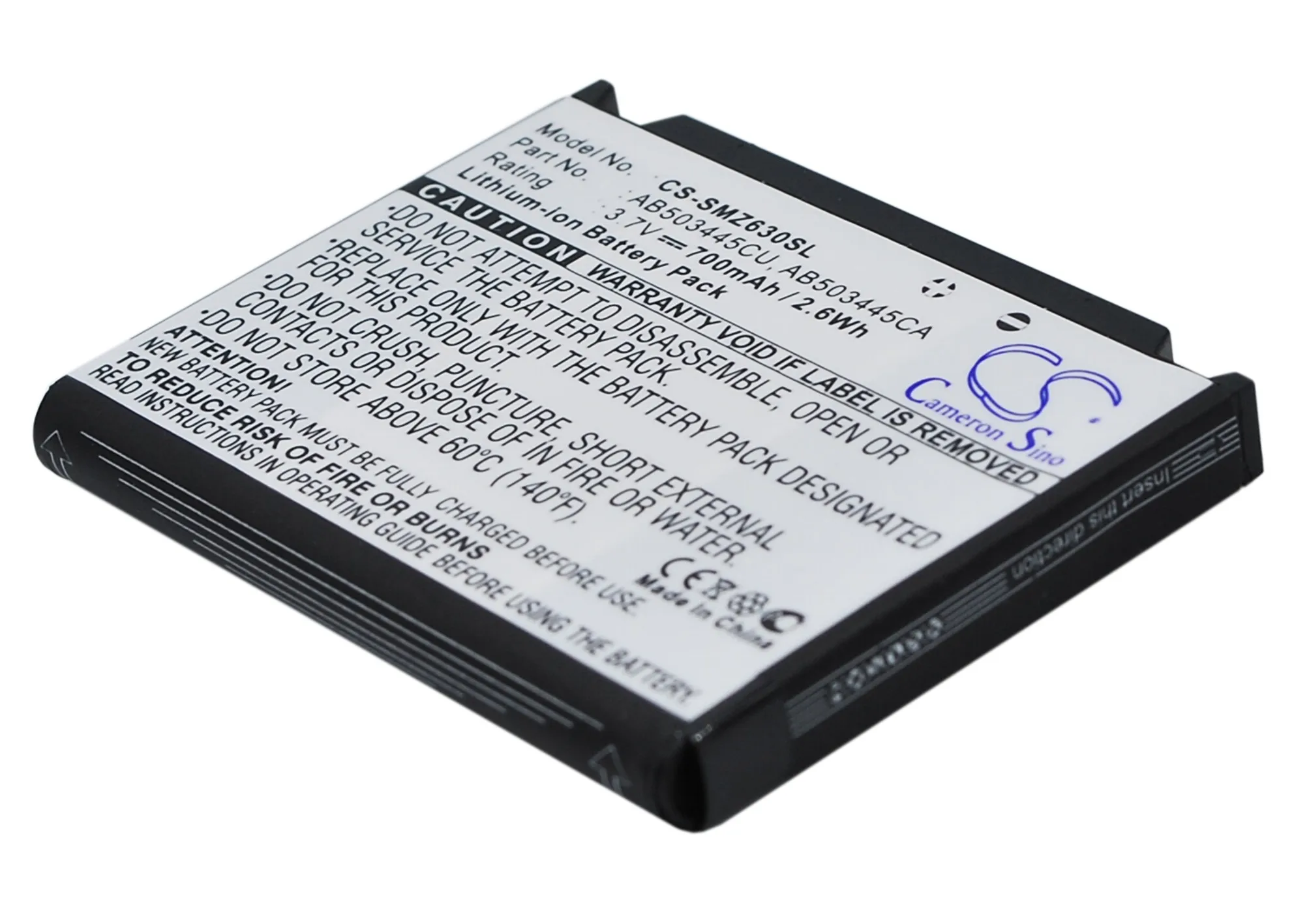 Кэмерон Sino 700 мАч батарея AB503445CA, AB503445CU для samsung SCH-B540, W2700, P520, P528, T629, Z540, SGH-Z540v, SGH-Z630, SPH-W2700