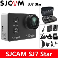 SJCAM SJ7 звезда экшн камера 4 К Спорт DV Wi-Fi Ultra HD 2." Сенсорный экран 30 м Водонепроницаемый удаленного SJ Cam Ambarella A12S75 действий Камера