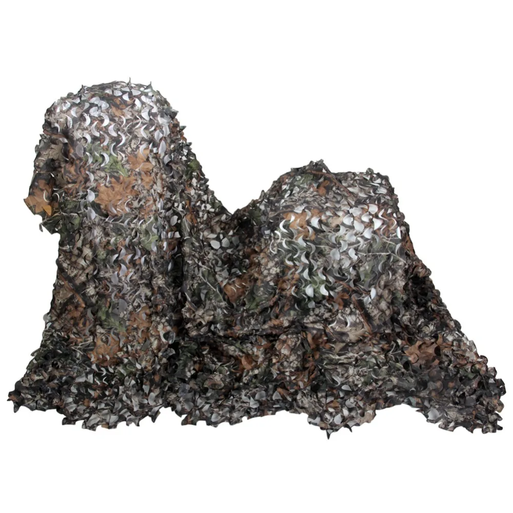 

LOOGU E 1.5M*4M Tree Camo Bionic Leaves Hunting Blinds Camouflage Net Great For Sunshade Outdoor Camping Shooting and Fishing