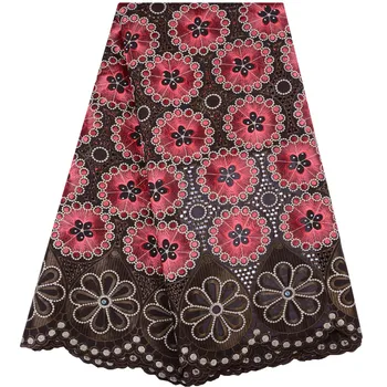 African Lace Fabrics High Quality For Women Cotton French Dry Lace Fabric With Stones Swiss Voile Lace In Switzerland 3