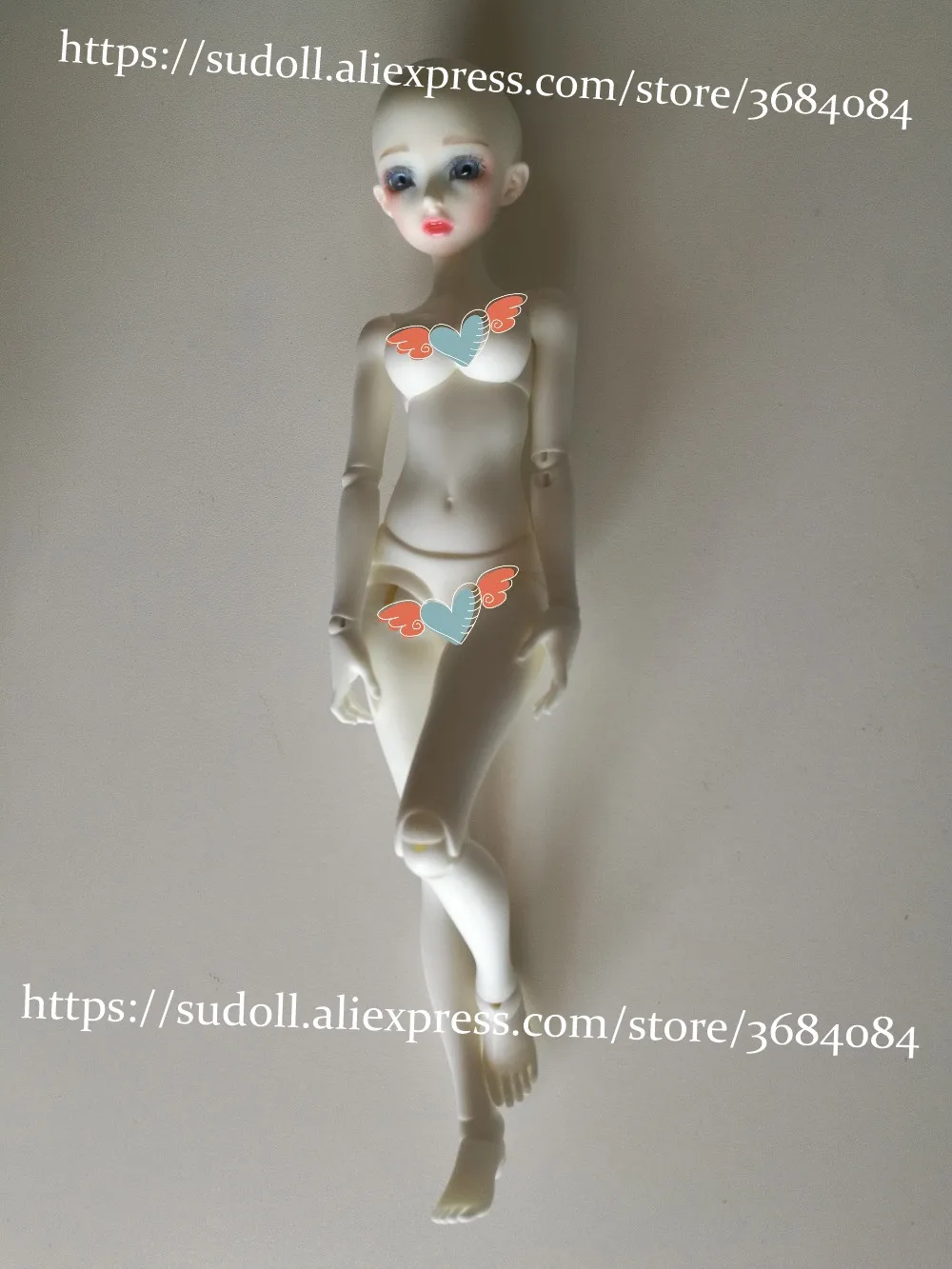 SuDoll 1/4 BJD SD кукла девушки смолы голый Неокрашенный тело кукла+ глаза милые игрушки высокого качества лошадь