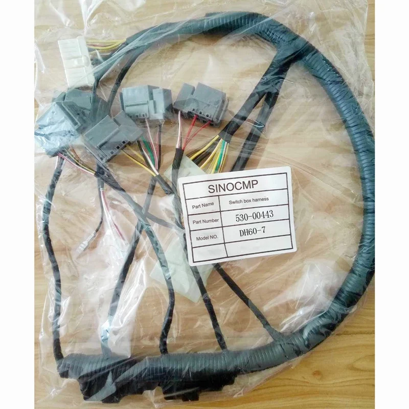 

Switch Box Wiring Harness 530-00443 for Daewoo DH60-7 Excavator Wire Cable, 3 month warranty