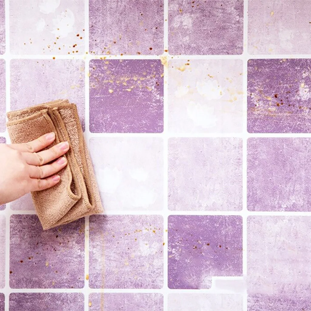 1 шт цветок кухня маслостойкие съемные настенные наклейки художественный декор