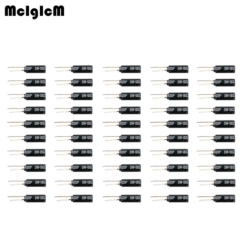 

MCIGICM 2000PCS SW-18020P Electronic Shaking Vibration Sensor Switch Black hot