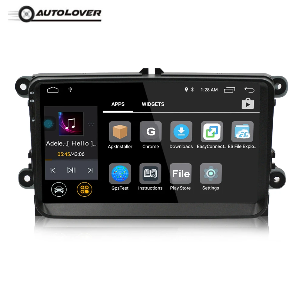 

Universal 1 Din Android 7 inch 1080P Touch Screen Car Radio Player Bluetooth Wifi GPS FM Stereo Radio Multimedia Player for VW