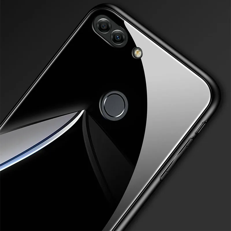 SemgCeKen роскошный оригинальный стеклянный зеркальный чехол для huawei p smart plus 2019 Z