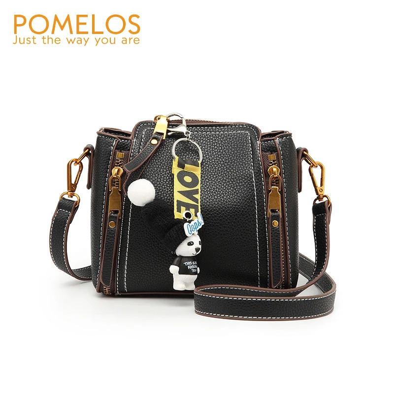 

POMELOS Small Bags For Women 2018 New Purses And Handbags For Girls Shoulder Crossbody Bags For Women Versatile Bucket Bag Black