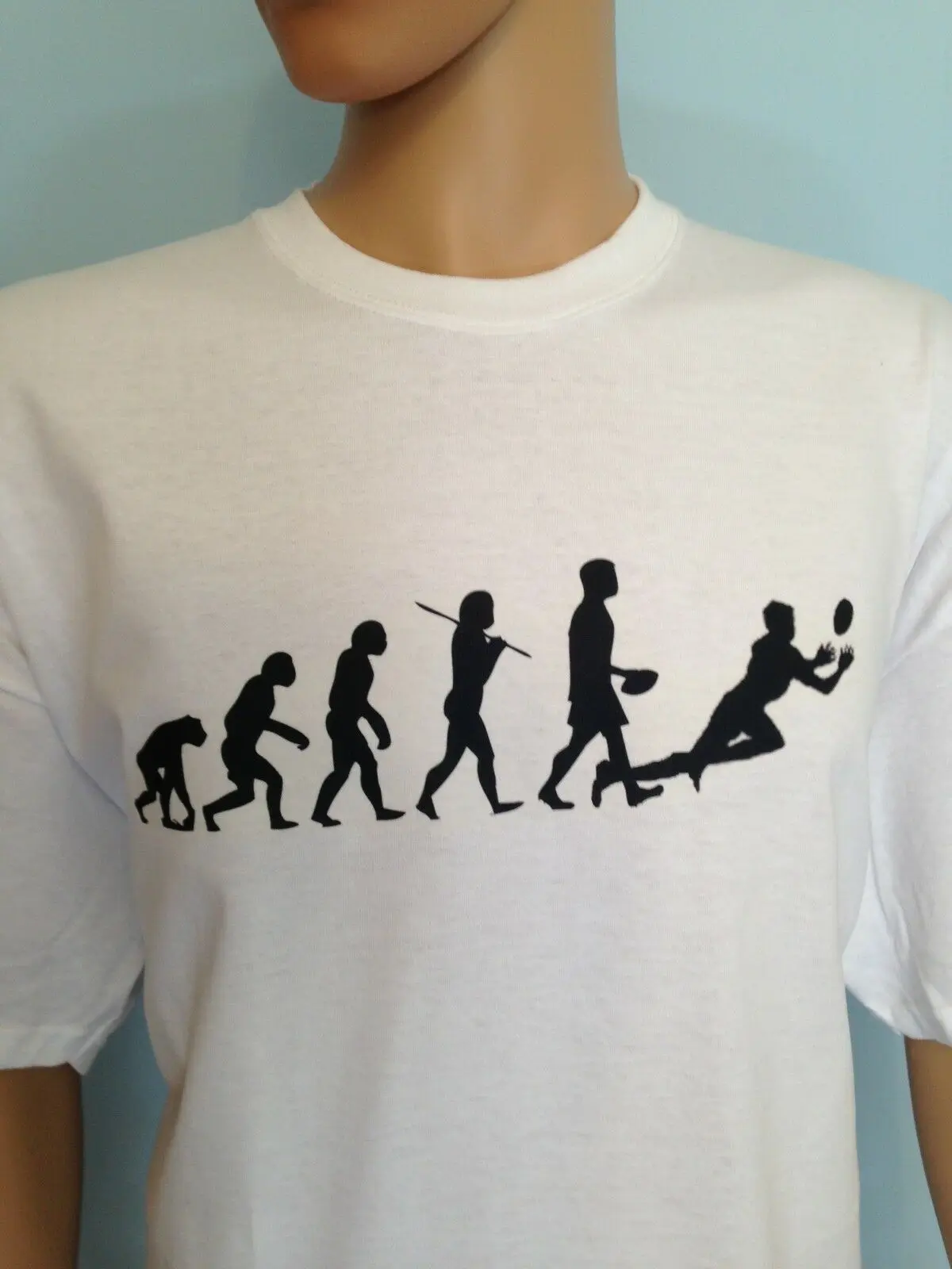 تطور دي الرجبي ، Gracioso داروين estilo 6 ستة naciones camiseta هومبر Adulto