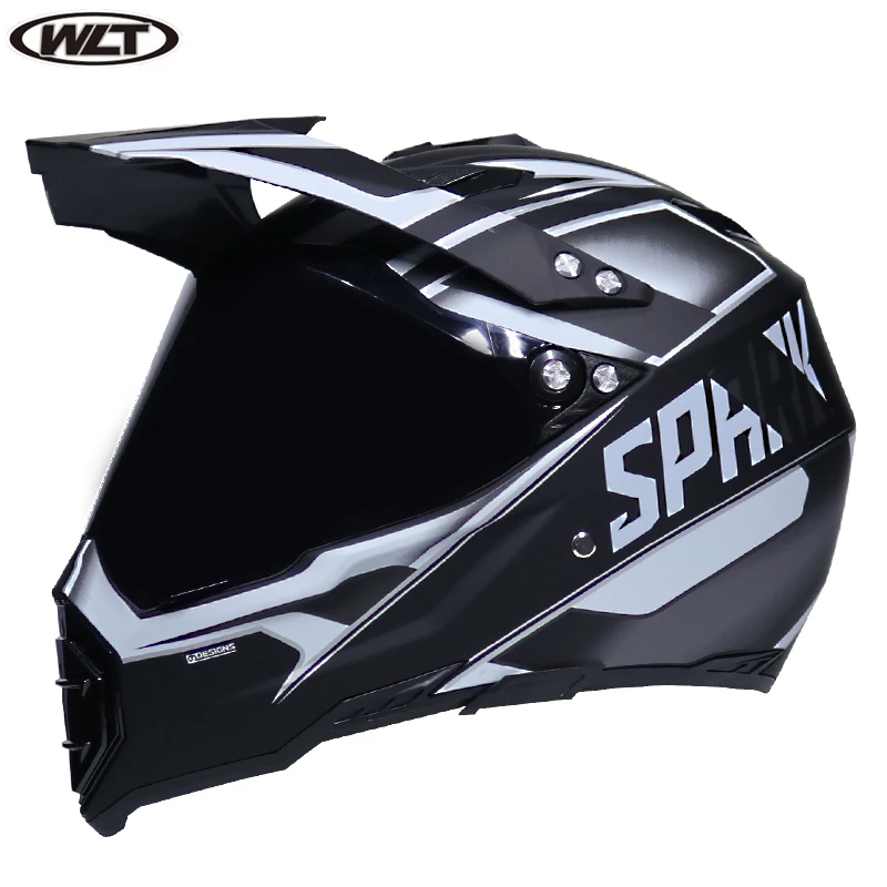 Мотоциклетный шлем casco capacete с объективом зимний ATV WLT-128 ветрозащитный шлем для мотокросса - Цвет: b6
