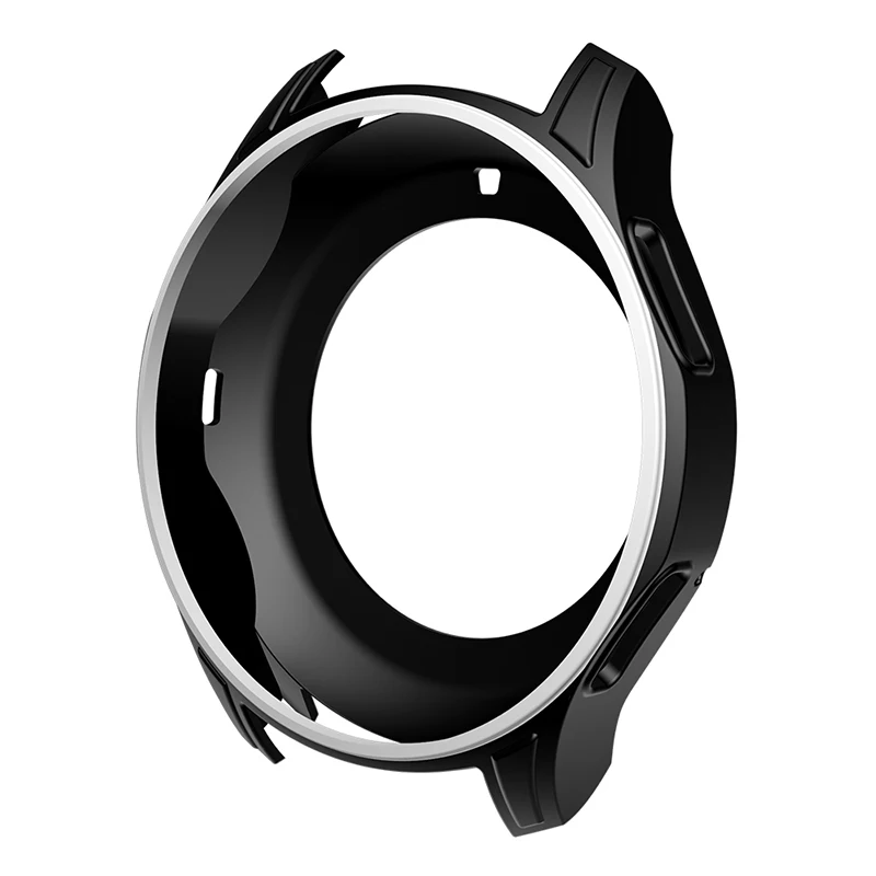 AWINNER силиконовые защитные чехлы для samsung gear S3 Frontier оболочки резиновый ремешок крышка красочные умные часы силиконовый защитный - Цвет: Black-White