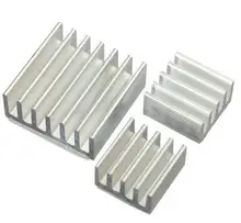 20set 60pcs/lot Adhesive Aluminum Heatsink Radiator Cooler Kit For Cooling Raspberry Pi New Heat Sink Fans Free Shipping