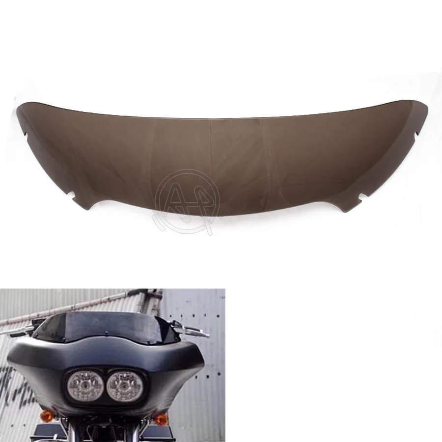 

1pcs 4.5" Motorcycle Smoke Windshield Windscreen Case for Harley Road Glide Ultra Special FLTRU FLTRX FLTRXS 2014- 2018