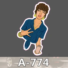 A-774 Sexy Mädchen Wasserdichte Kühle DIY Aufkleber Für Laptop Gepäck Skateboard Kühlschrank Auto Graffiti Cartoon Aufkleber