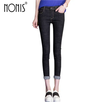 

2017 Summer Denim Jeans Trousers For Ladies Ankle Length Skinny Jeans Leggings Female Pencil Pants Ripped Jeans