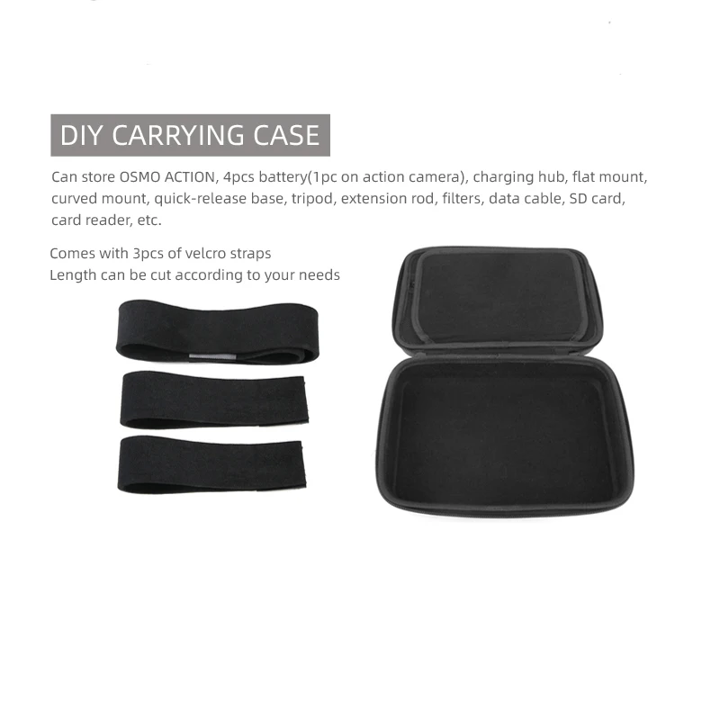 Portable carrying case DIY Storage Bag handbag Waterproof protection box  For Dji OSMO ACTION sports Camera Accessories (17)