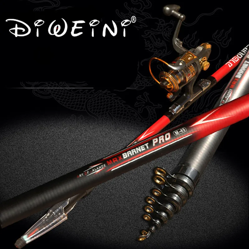 

Carbon Fishing Pole 2.4M-6.3M Stream Fishing Rod Carbon Fiber Telescopic Fishing Rod Ultra Light Carp Fishing Pole