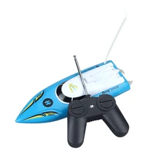 10 inch Mini RC Boat Radio Remote Control RTR Electric Dual Motor Toy Colour Blue
