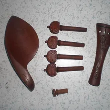 1 Набор для скрипки, части для скрипки, колышки для скрипки, хвостовая часть и подбородок, все в 4/4