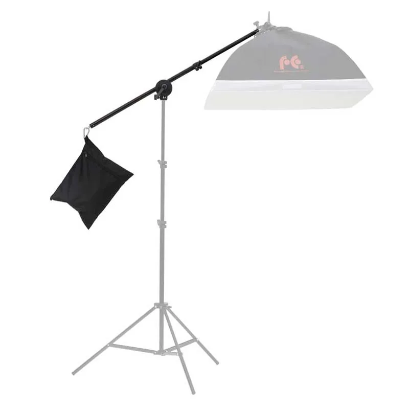 Штанга для фотостудии, кронштейн, светильник, стойка 68-120 см, 47 дюймов, вес, сумка, комплект, аксессуары для фотостудии, удлинитель