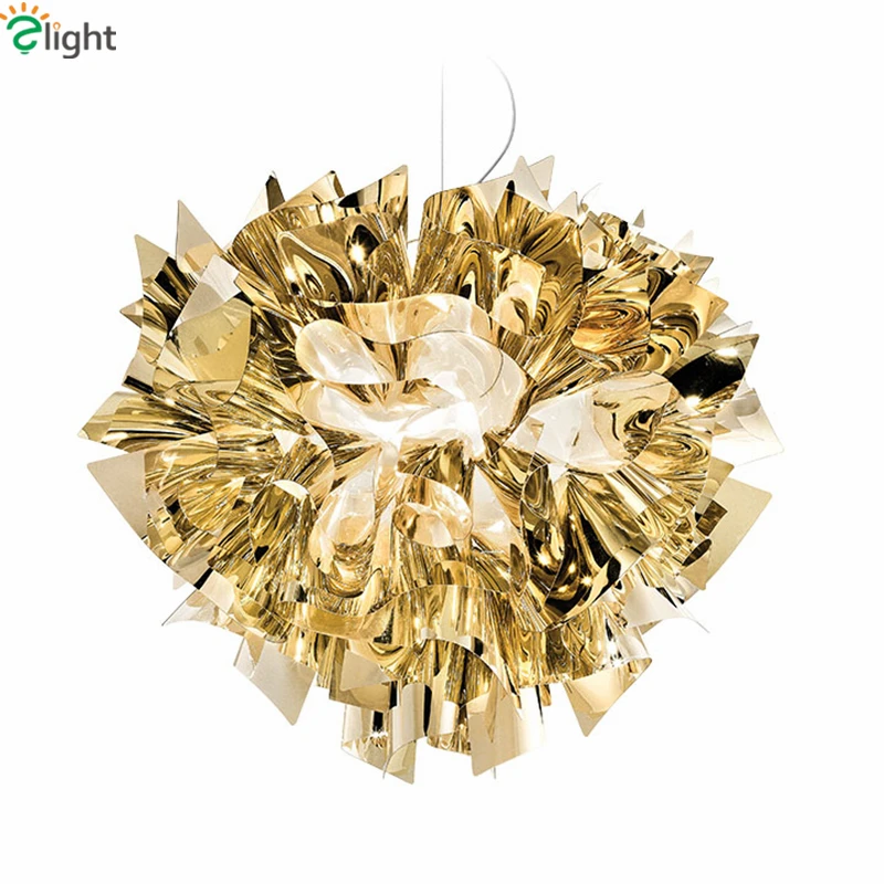 

Post Modern Slamp Veli Acrylic Led Pendant Lamp Dining Room Flower Romantic Hanging Lamp Lustre Luminaria Suspend Lamp