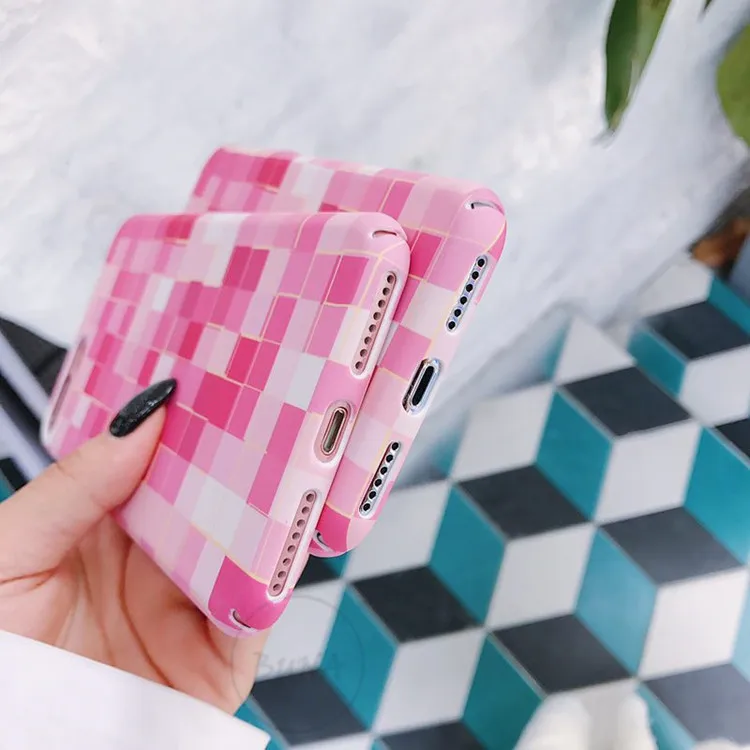 Чехол BUNA для iPhone 6 S 7 8 Plus X чехол s ультра тонкий гладкий рыбья чешуя 5 5S se цветной