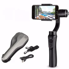 Zhiyun гладкой Q ручной Gimbal стабилизатор для смартфона для iPhone 7 6 S плюс S7 S6 беспроводного управления вертикальной съемки