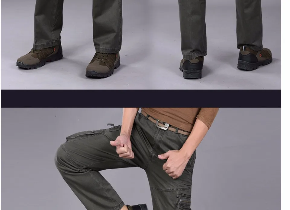 Камуфляжные мужские брюки, повседневные штаны, комбинезоны, модная сумка, брюки карго 1521