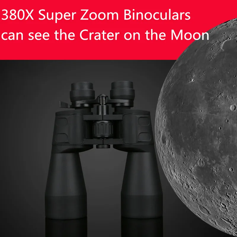 KINGOPT 10-380X100 مناظير HD عالية مرات 10-60X المهنية طويلة المدى التكبير مجهر Lll للرؤية الليلية التلسكوبات