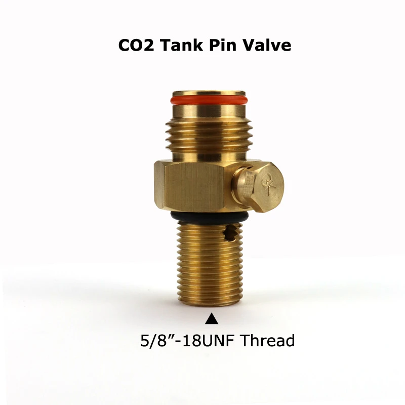 Taousa 70233 Brass CO2 Pin Valve On/Off for Paintball Tanks Valves Sports & Outdoors Airsoft