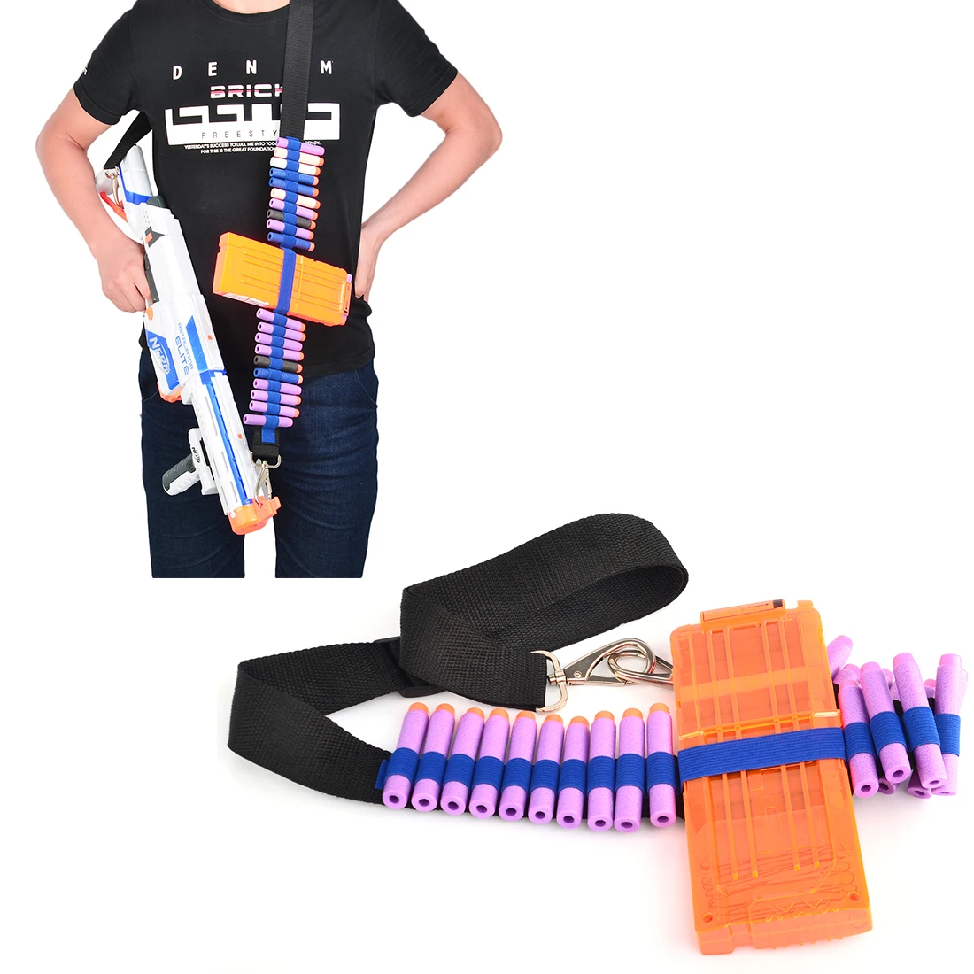 Rowsfire Bandolier for Nerf N strike Elite Series Adjustable Soft