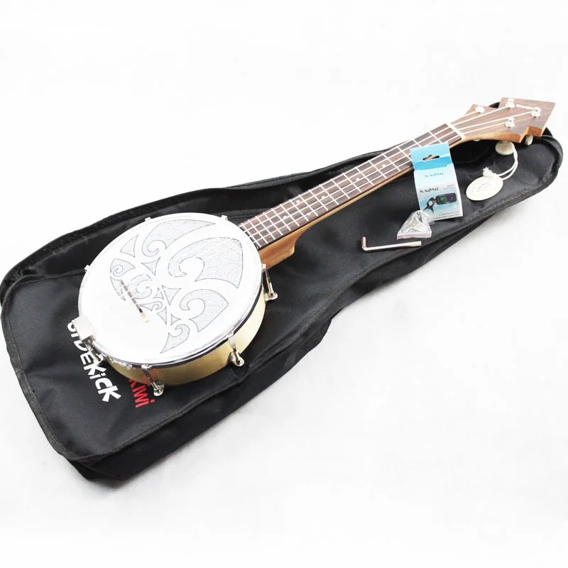 Buy Tenor Banjolele Banjouke Sidekick Banjo Ukulele W/Bag Strap Ukulele Tuner