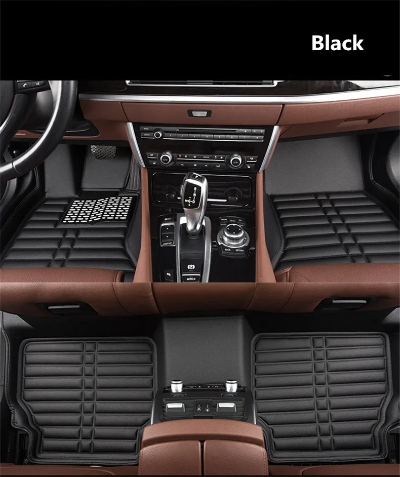 

Auto Floor Mats For Hyundai Elantra 2008-2016 Foot Carpets Step Mat High Quality New Water Proof Clean Solid Color Mats