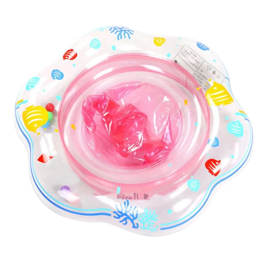 Вновь 1 шт Детские надувной матрас сиденье Кольцо Плавание Тренер безопасности помощь игрушка для бассейна, для плавания - Цвет: Розовый