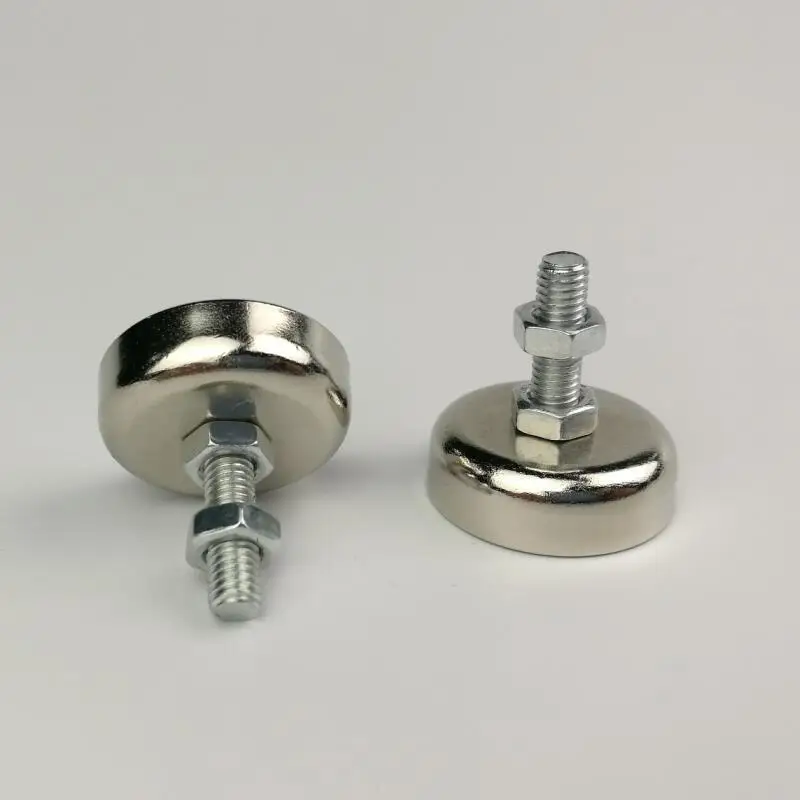 

10pcs D25mm Super Powerful neodymium Cup Magnet M5 Countersunk Bolt and Screw included Antenna Camera fixtures Magnetic Base