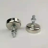 10pcs D25mm Super Powerful neodymium Cup Magnet M5 Countersunk Bolt and Screw included Antenna Camera fixtures Magnetic Base