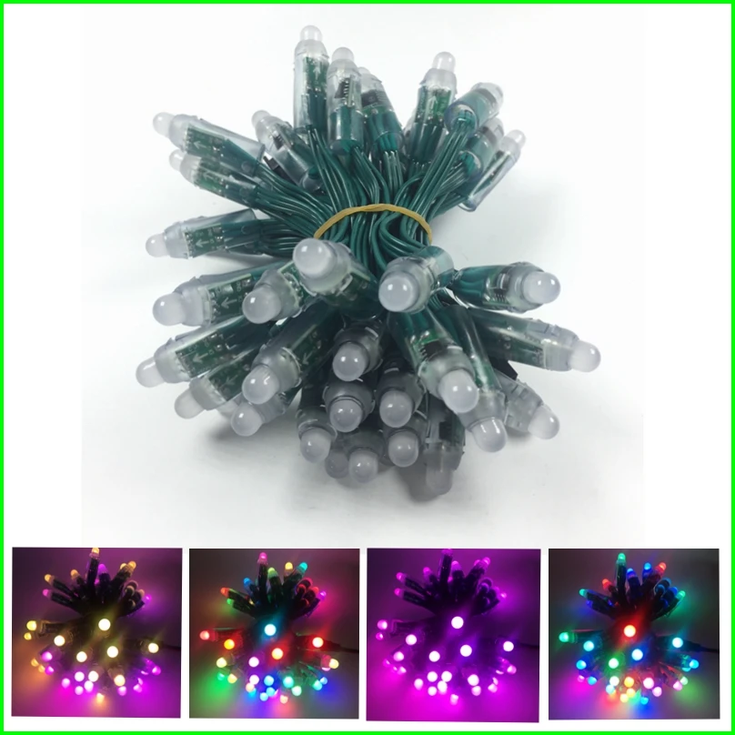 50 шт. водонепроницаемые светодиодные ленты WS2811 IC RGB DC5V 12 мм|Светодиодные модули| |