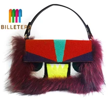 BILLETERA для женщин Монстр стиль известный брендовая люксовая дизайнерская сумки