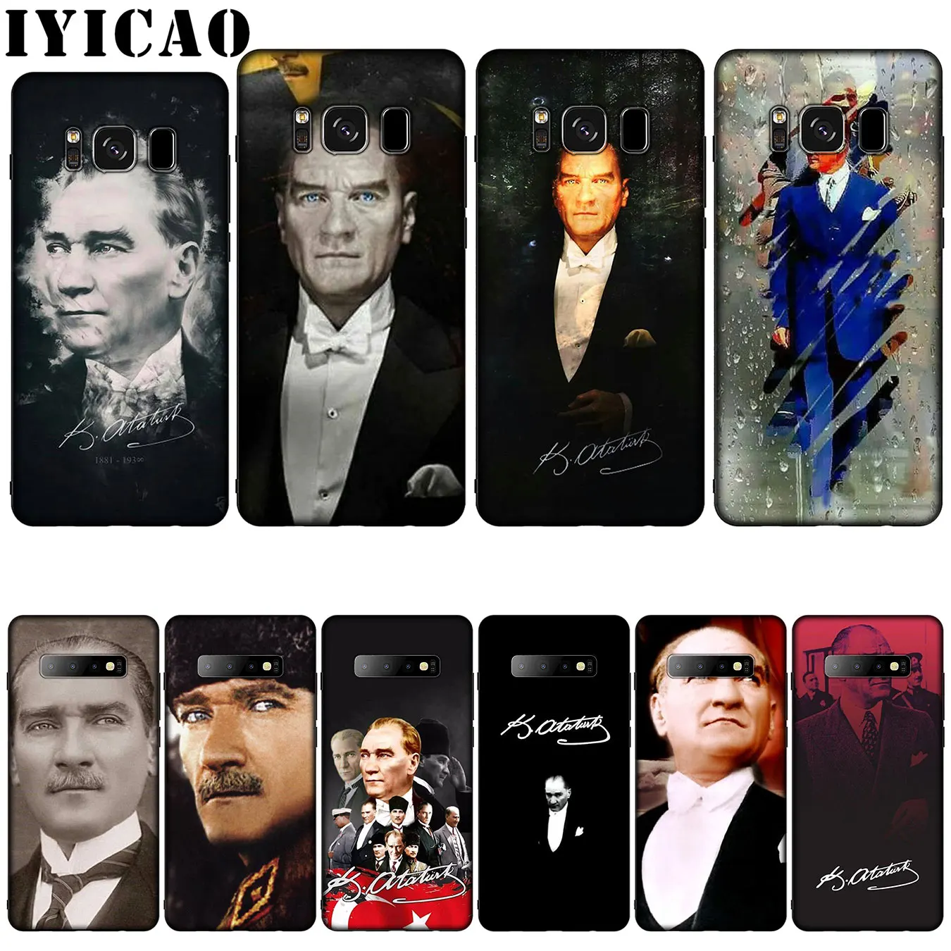 Турецкий Mustafa Kemal Ataturk силиконовый мягкий чехол для телефона Samsung Galaxy S20 S10 S9 S8 Plus Lite