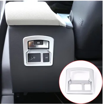 

For Landrover Range Rover VELAR 2017 ABS Matte Silver Inner Tail Door Switch Frame Electronic handbrake Cover Trim Car Accessory