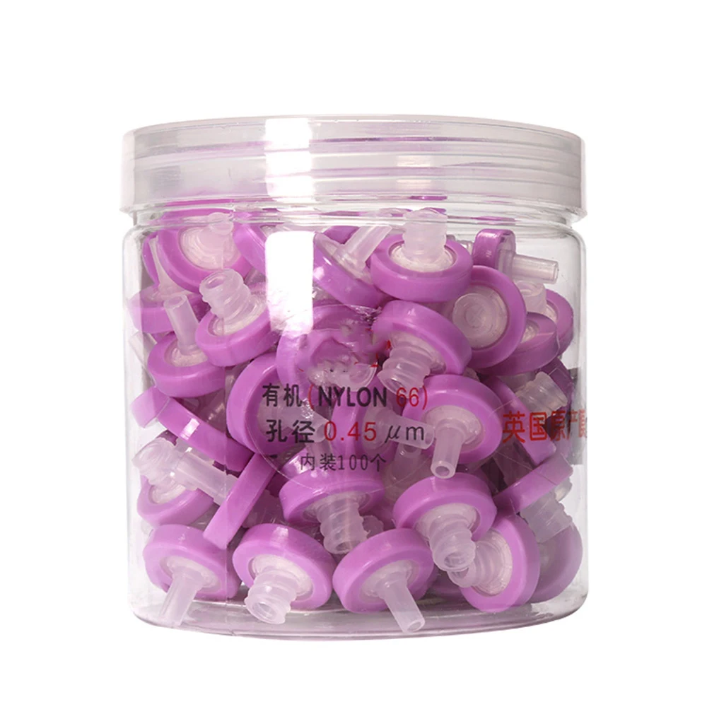 100pcs Nylon Syringe Filter ,13mm,0.45um,syringedriven Filter Organic