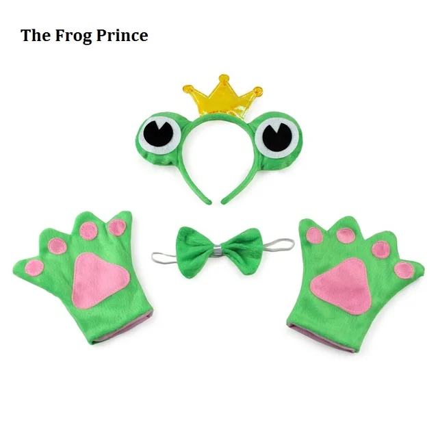 Children Animal Ear Headband The Frog Prince Sets Cosplay Costume