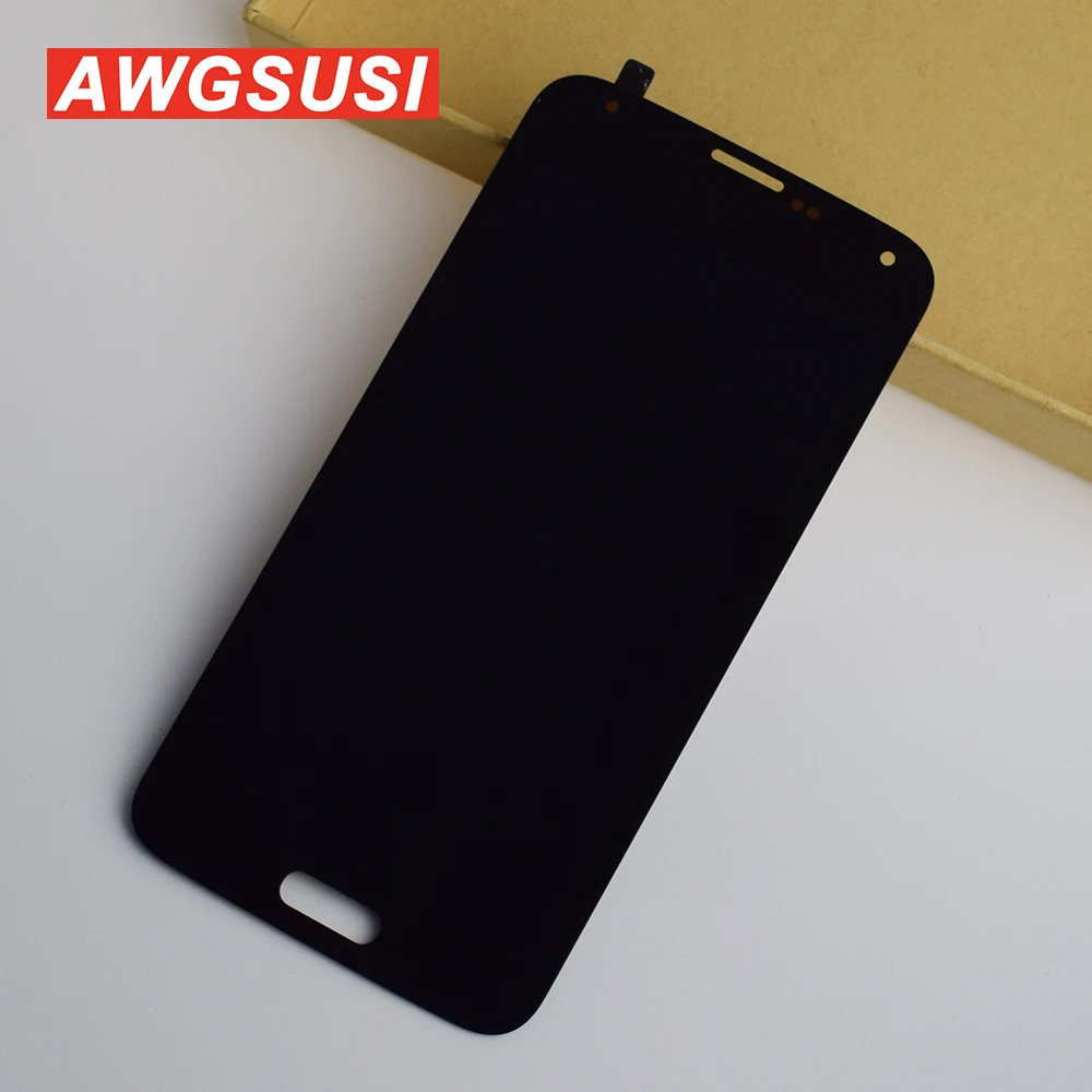 Для Samsung Galaxy S5 G900 Регулируемый G900A G900P G900T G900V G900F сенсорный экран сенсор + ЖК дисплей