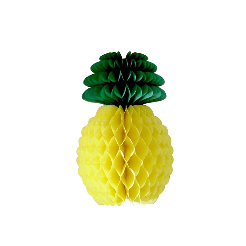 Summer Party Hanging Honeycomb Pineapple Decoration Table