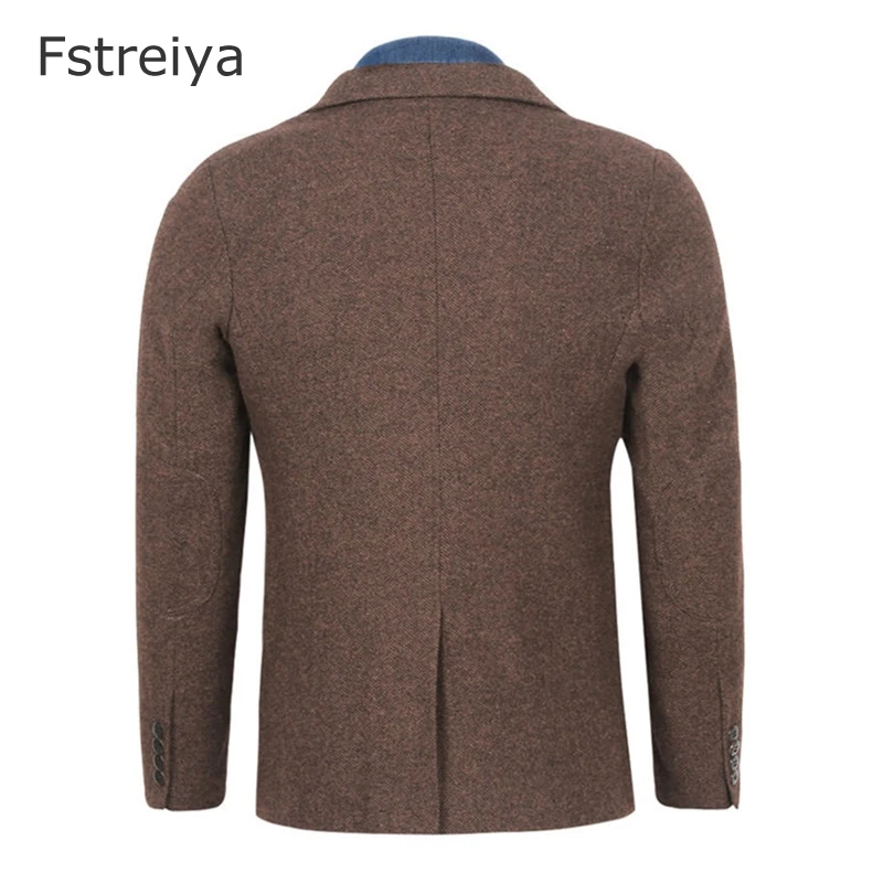 Custom made men terno slim fit tweed suit with pants customized mens clothing customes clothes tailored wool suit for wedding