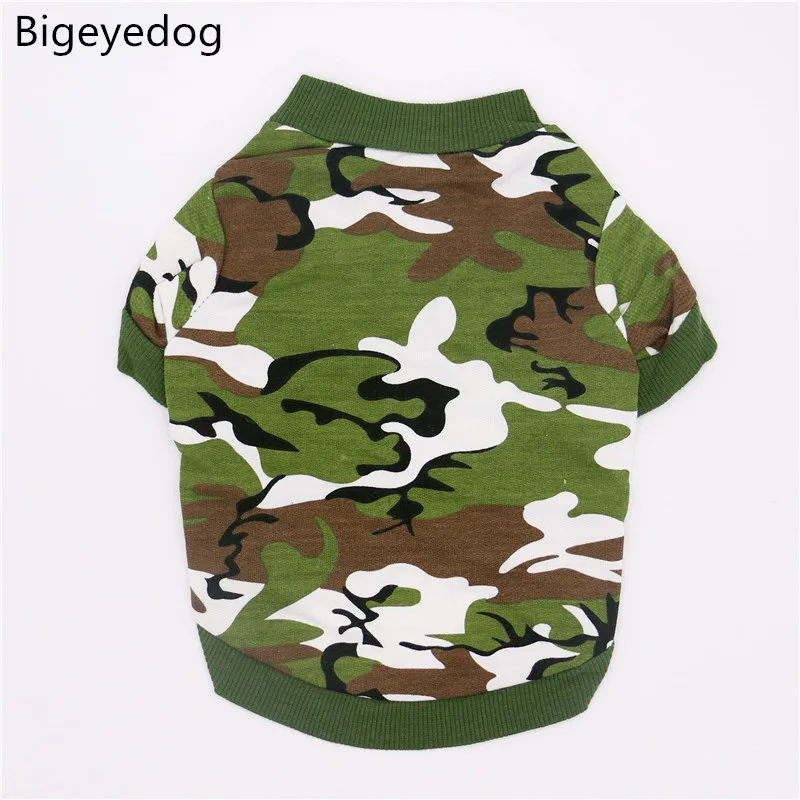 

Spring Pets Dog Clothing Autumn Dog T-shirt Camouflage Cat Puppy Clothes for Dog Coat pullover Hoodie Apparel Miniature Pinscher