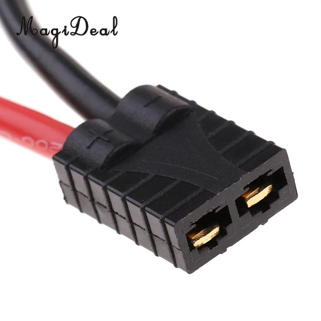 MagiDeal 2 Male 1 Female Connector RC Vehicles Model Car Lipo Battery Adapter Wire Harness for Traxxas   Series Car Parts