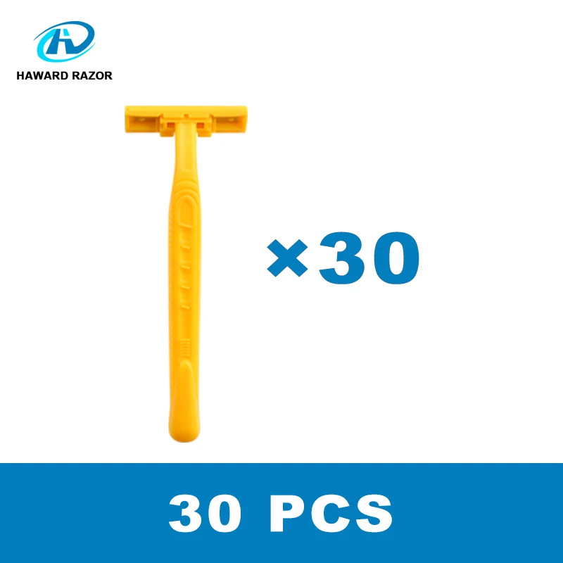 HAWARD Razor 30 шт. одноразовая бритва с двумя лезвиями для мужчин смазочной
