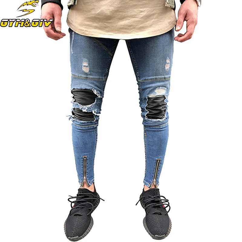 jeans jogger destroyed