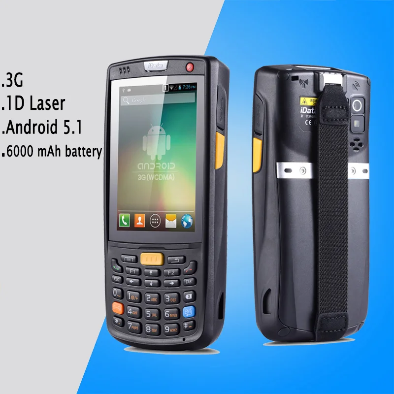 SM-iData95V 6000 мАч батарея высокой емкости 4G беспроводной терминал сбора данных Android прочный КПК с Wi-Fi, Bluetooth, gps - Цвет: 3G